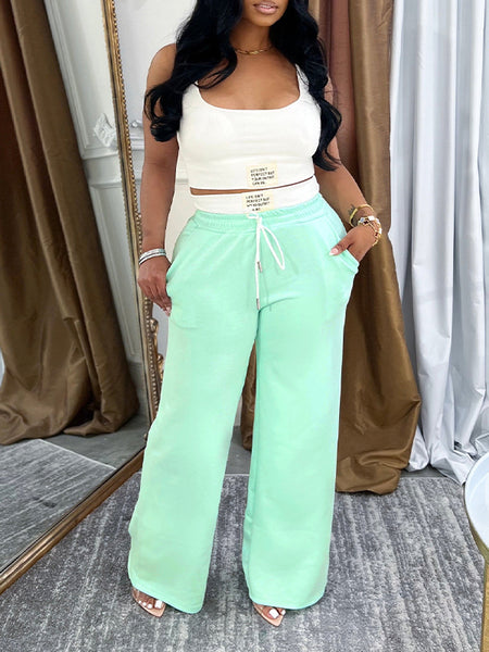 Indiebeautie Tank Top & Drawstring Pants Set