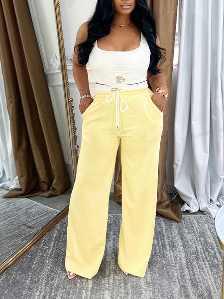 Indiebeautie Tank Top & Drawstring Pants Set