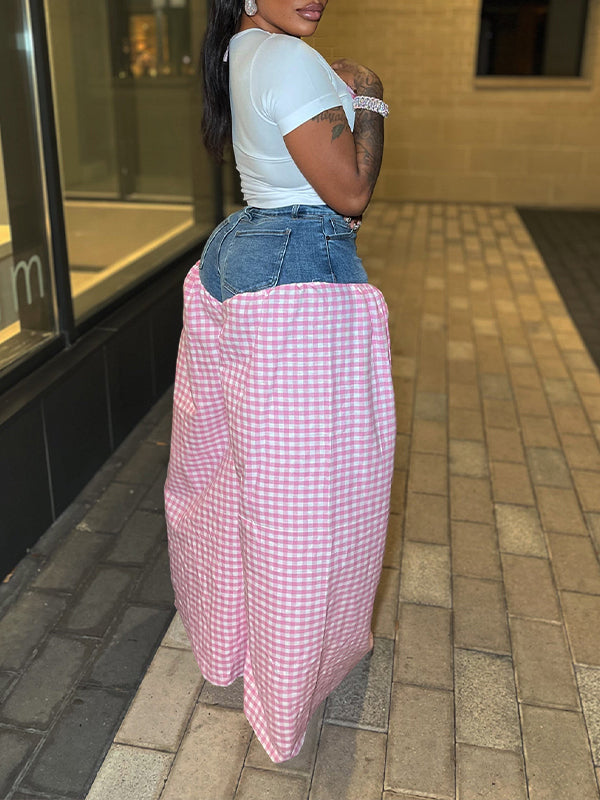 Indiebeautie Bowknot Tee & Combo Pants Set