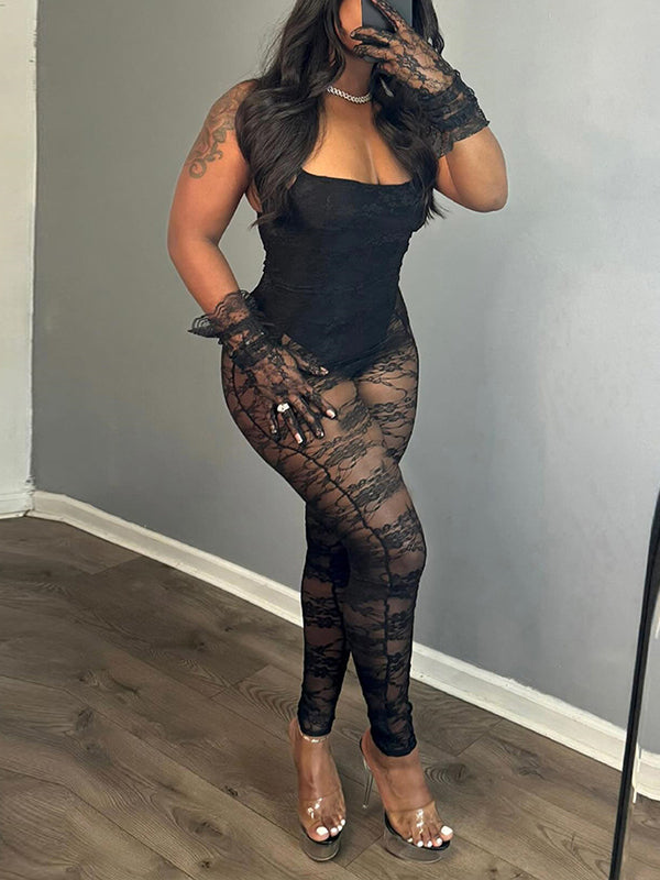 Lace Cami Jumpsuit