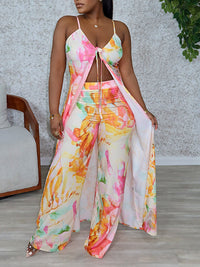 Printed Tunic Top & Pants Set