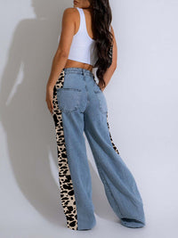 Printed Combo Jeans