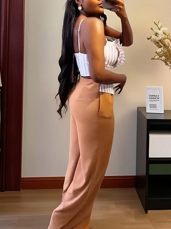 Stripe Cami Top & Pants Set