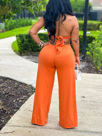 Halter Tied Jumpsuit