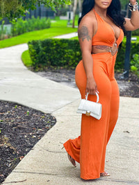 Halter Tied Jumpsuit