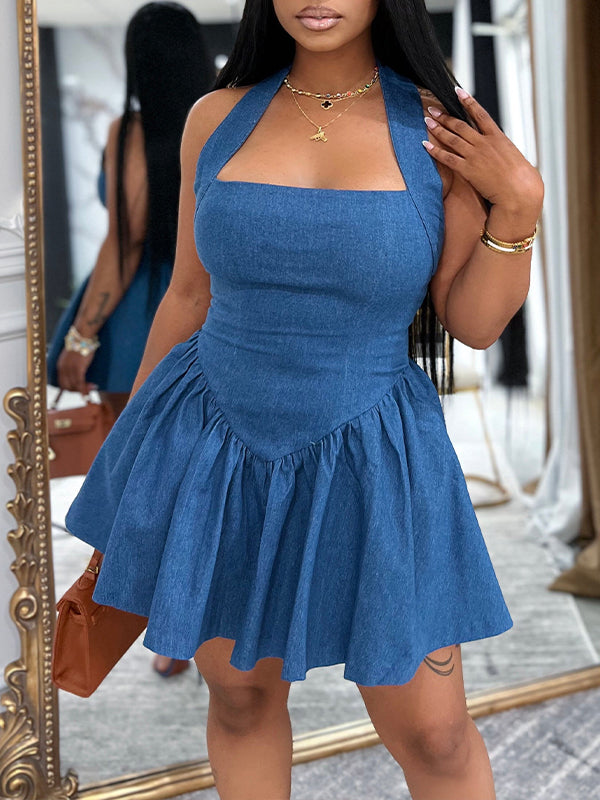 Halter Mini Dress