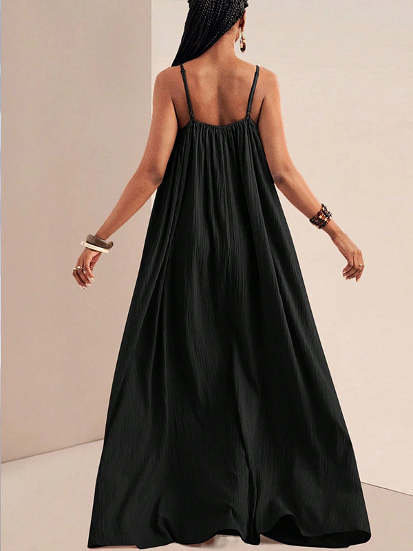 Solid Cami Maxi Dress
