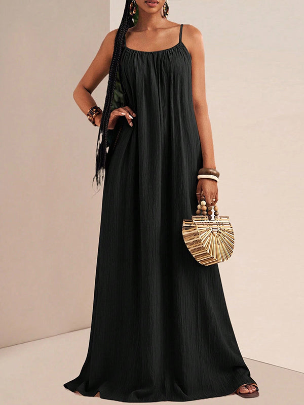 Solid Cami Maxi Dress