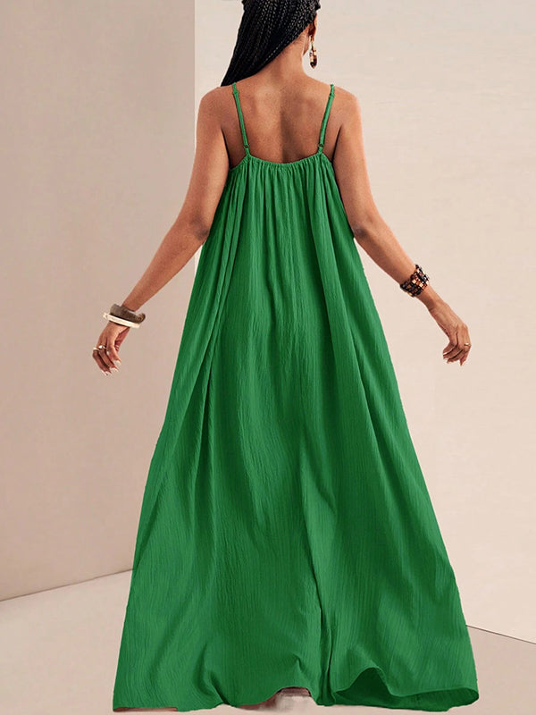 Solid Cami Maxi Dress