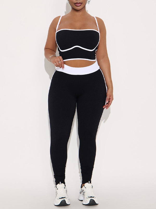 Piping Cami Top & Pants Set