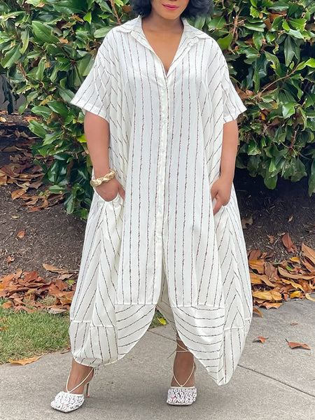 Stripe Shirt Dress