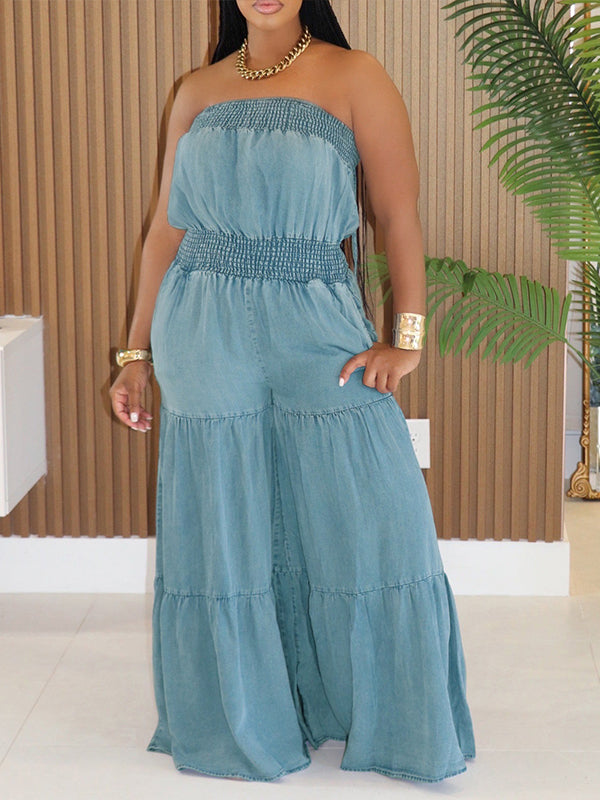 Wide-Leg Cami Jumpsuit