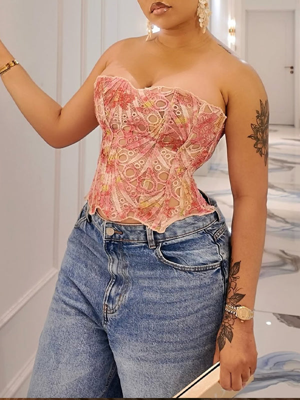 Lace Corset Top