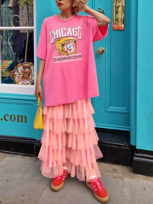 Tiered Sheer Pants