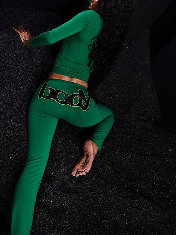 Logo Zip Top & Pants Set