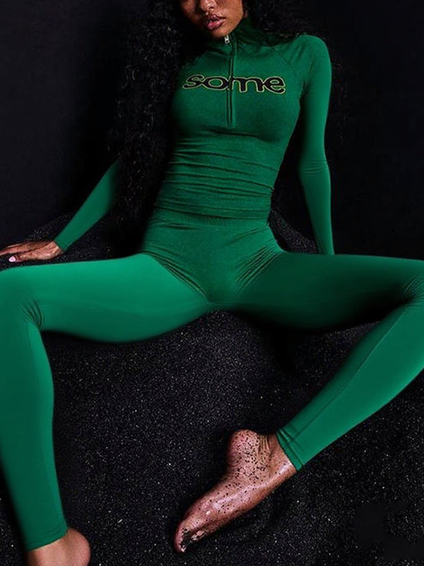 Logo Zip Top & Pants Set