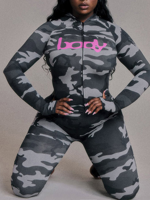 Leopard Zip Hoodie & Pants Set