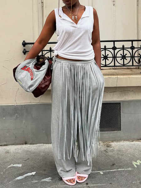 Fringe Sweatpants