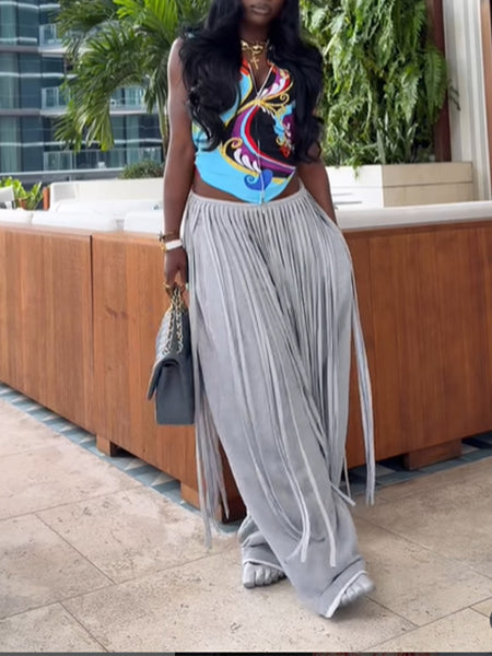 Fringe Sweatpants