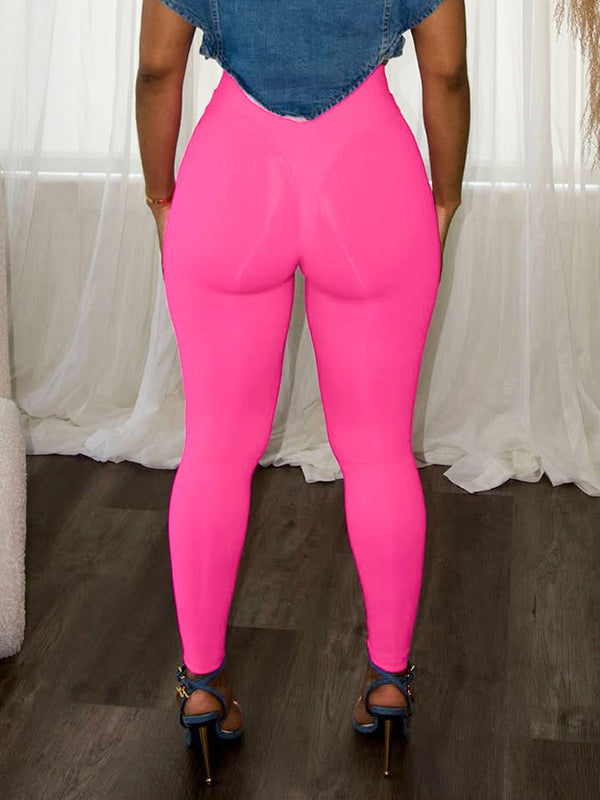 Solid Skinny Pants