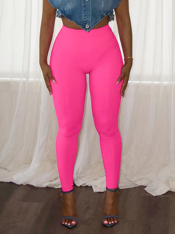 Solid Skinny Pants