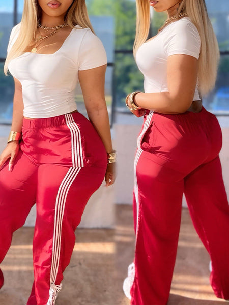 Side Stripe Pants