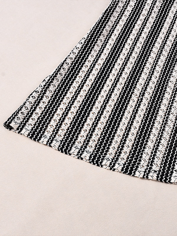 Stripe Flared Pants