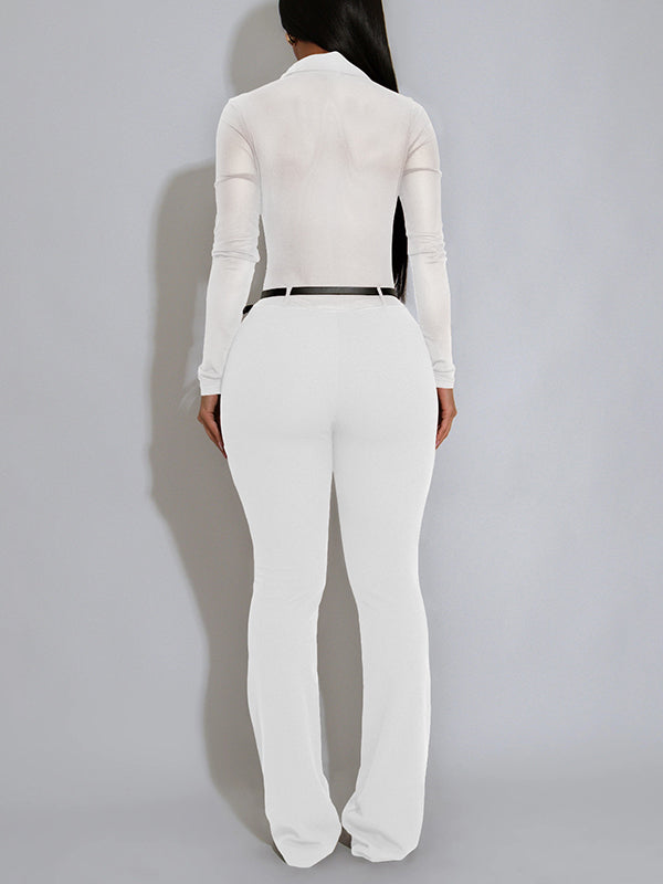 Sheer Combo Jumpsuit