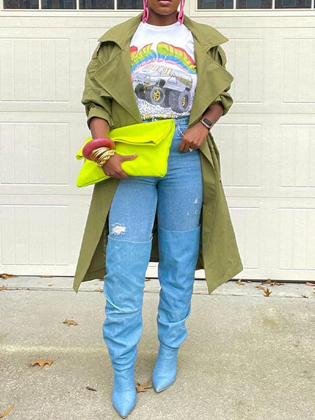 Solid Long Trench