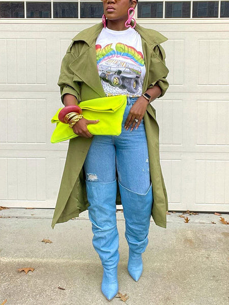 Solid Long Trench