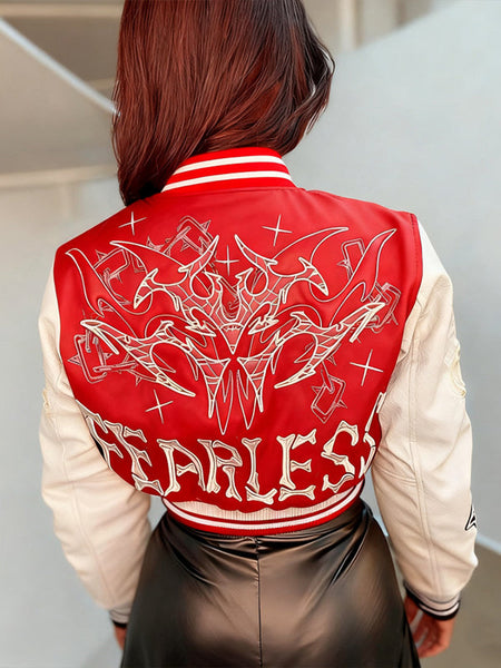 Printed Bomber Jacket