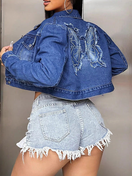 Butterfly Denim Jacket