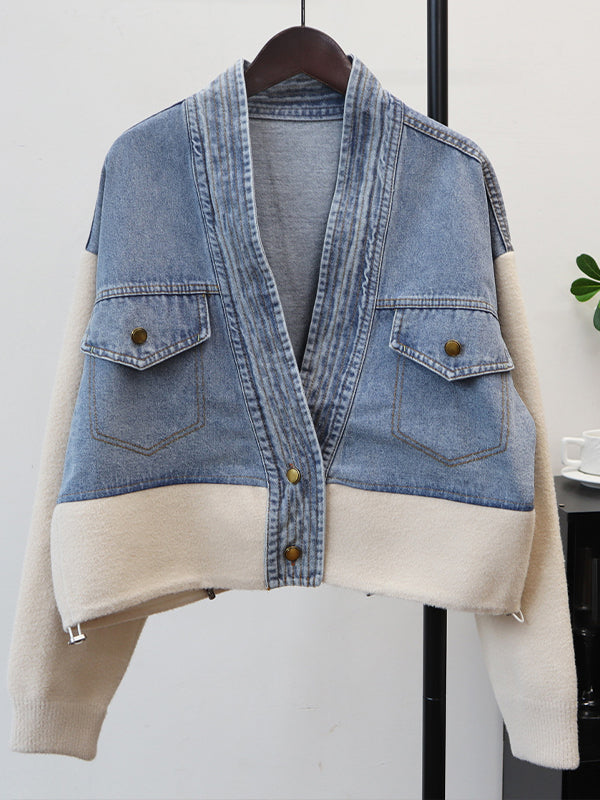 Denim Combo Jacket