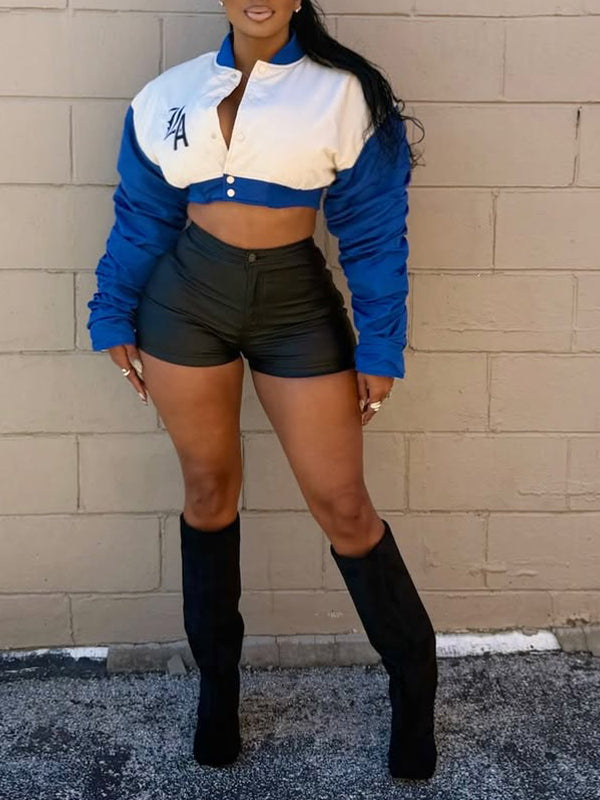 Two-Tone Bomber Jacket