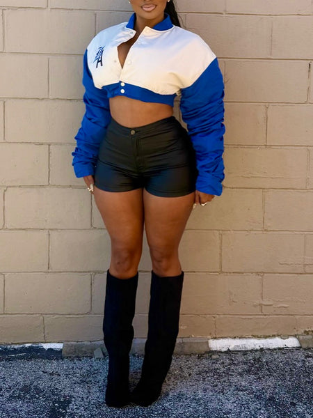 Two-Tone Bomber Jacket