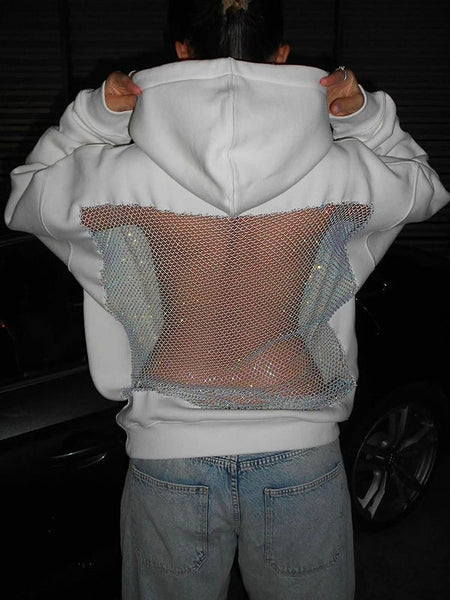 Mesh Combo Hoodie