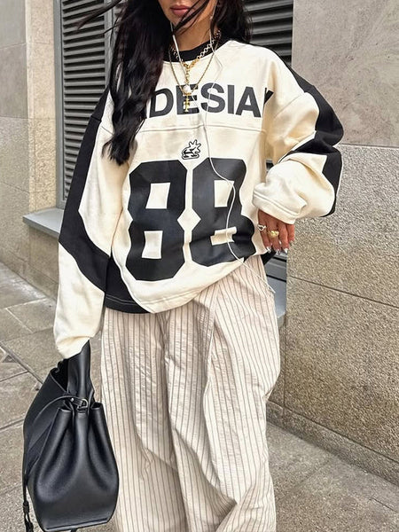 Two-Tone Logo Sweatshirt