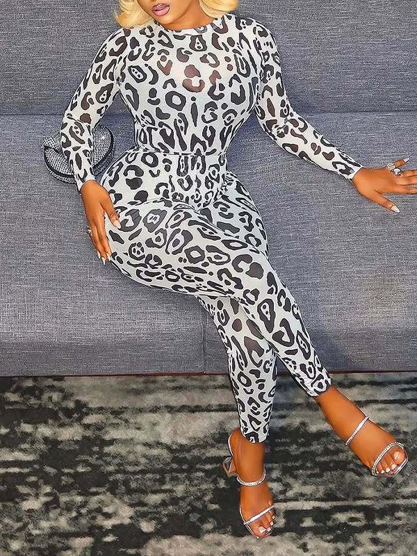 Leopard Top & Pants Set