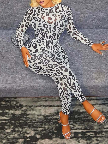 Leopard Top & Pants Set