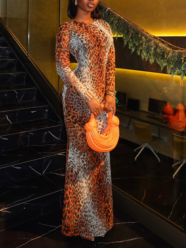 Leopard Maxi Dress