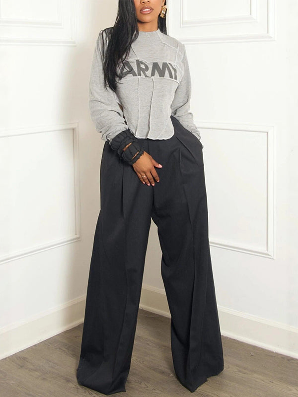 Elevated Wide-Leg Pants