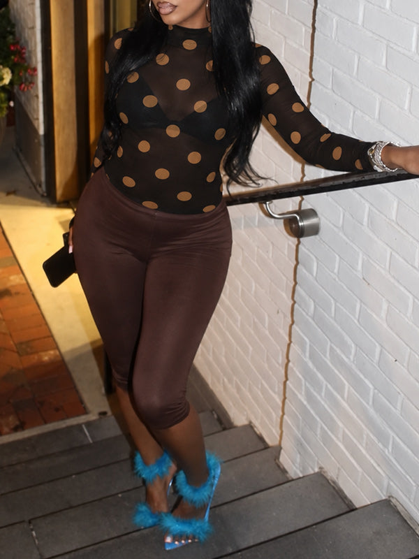 Dot Sheer Top
