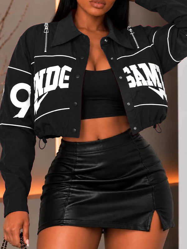Embroidered Button-Front Jacket