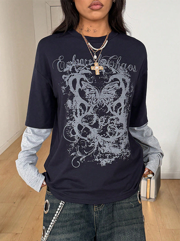 Printed Combo Tee