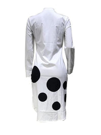 Indiebeautie Dot Print Shirt Dress