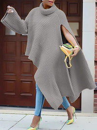 Indiebeautie Knit Turtleneck Tunic Top