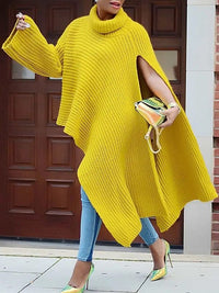 Indiebeautie Knit Turtleneck Tunic Top