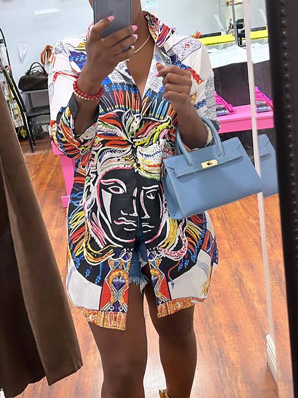 Printed Tunic Shirt