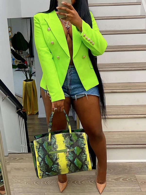 Indiebeautie Double-Breasted Blazer
