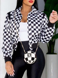 Indiebeautie Check Bomber Jacket